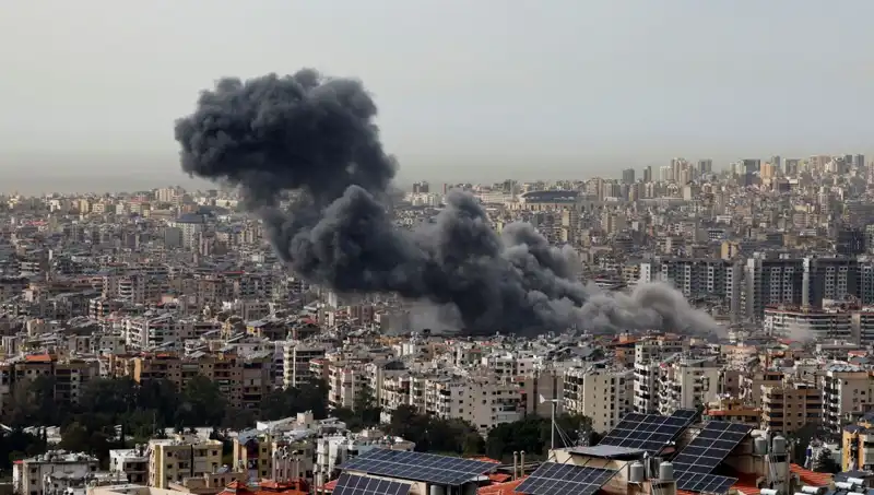 İsrail Ordusu Beyrut'un Güneyinde Hava Saldırısı Gerçekleştirdi
