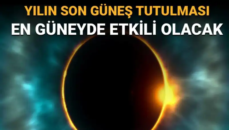 Yılın Son Güneş Tutulması: Eylül'de Ay, Güneş'in %85'ini Örtecek