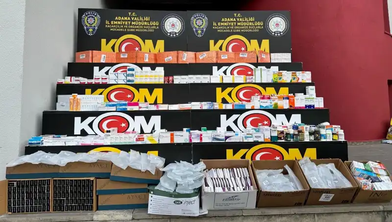 Adana’da Yasa Dışı İlaç Operasyonu: Sağlık Suistimali Engellendi
